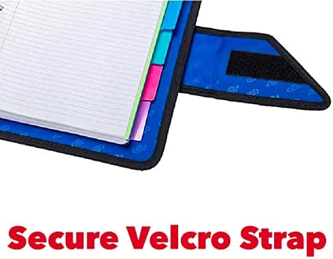 Alternative view of The Open Tab Velcro Açılış Bağlayıcı - 5 İnç O-Halkalar - 5 Renkli Sekme Genişleyen Dosya Klasörü - Çoklu Cepler - 400 Yaprak Kapasitesi - Mavi S-826-A