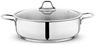 1S2817-13001-INX05 Held Basık Çelik Tencere, İnox, 26 cm