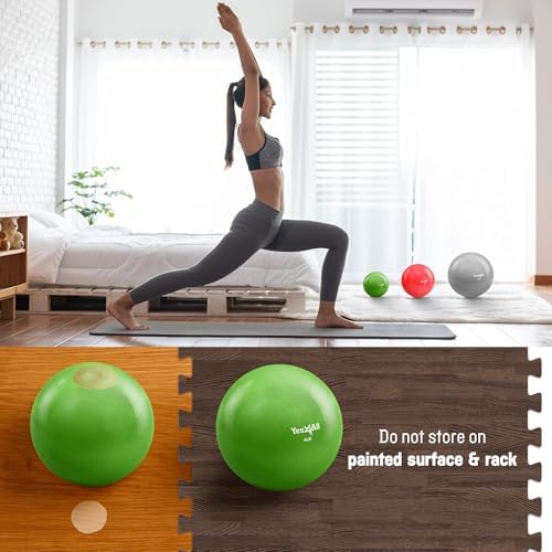 Yes4All Ağırlıklı Tonlama Topları, Egzersiz, Pilates, Yoga, Denge, Esneklik İçin Yumuşak Sağlık Topları, 0,9 kg-4,5 kg