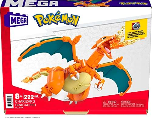 Bloks MEGA Charizard Figürü, 8 yaş ve üzeri, GWY77