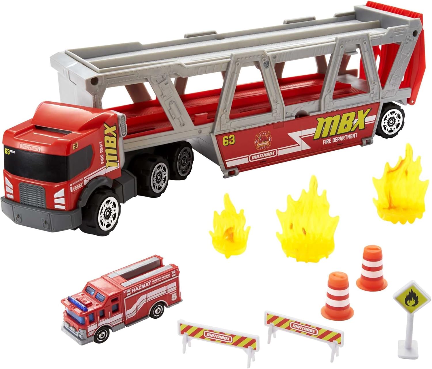 Matchbox Taşıyıcı İtfaiye Aracı Oyun Seti GWM23