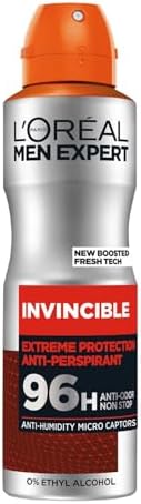 Men Expert Invincible Anti Perspirant Sprey Deodorant 150 ml