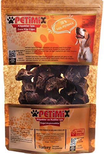 Dana Ciğer küpleri Köpek Ödül Maması 100g
