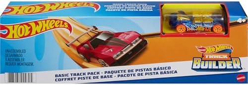 Alternative view of Track Builder Temel Pist Seti, 10 Adet Pist Parçası, 9 Adet Pist Bağlantı Parçası ve Bir Adet 1:64 Ölçekli Araba İçeren Eklenebilir Pist Inşasına Başlangıç Seti, 6 Yaş ve Üzeri
