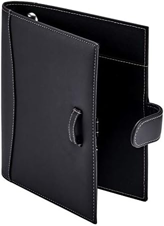 Alternative view of " Academic Mini Executive Deri Portföy Klasörü, 1" Halka Bağlayıcı ve 250 Sayfalık Kapasite, Not Defterleri ve 5.5" x 8.5" Belgeler, 2 Kalem Döngüsü, Siyah Deri" (98294)