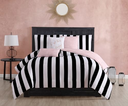 Couture JYZ010171 Cabana Çizgili 6 Parça Ters Çevrilebilir Set,, Canaba Çizgili Siyah