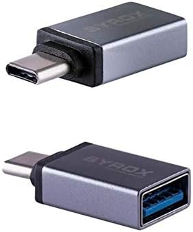 Alternative view of SYROX Type C USB 3.1 to USB 3.0 Dönüştürücü OTG Çevirici Adaptör Metal MacBook, iPad Air 2020, iPad Pro, Surface Pro, XPS ve Daha Fazlası ile Uyumlu- USB to USB C Adapter, Up 5Gbps