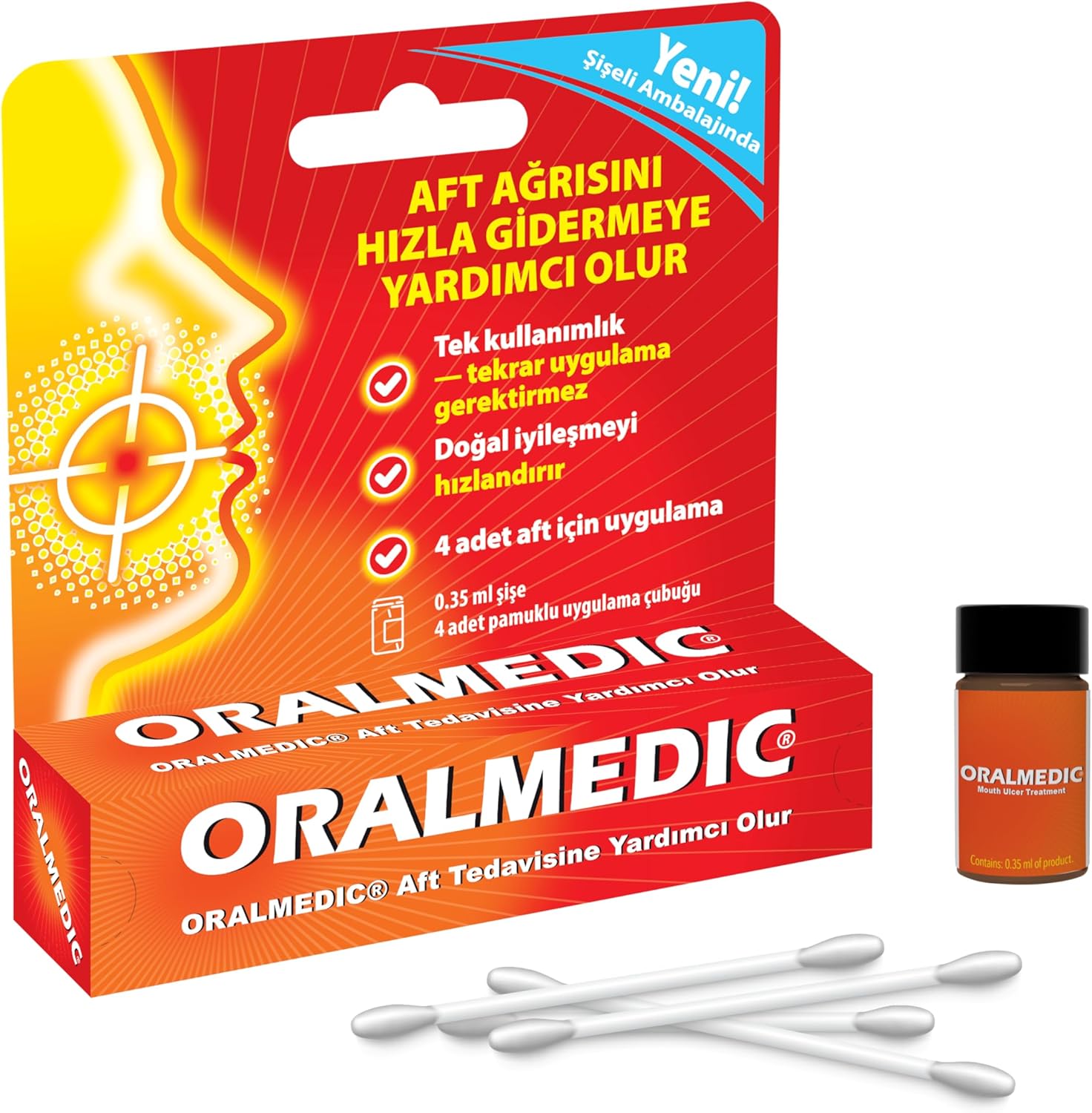 OralMedic Aft (AĞIZ YARASI) Tedavisi Tek Kullanımlık