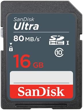 Ultra 16GB SDHC Memory Card 80MB/s