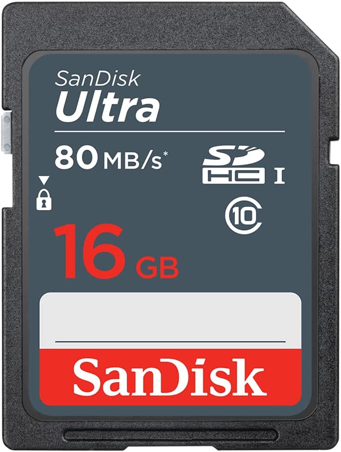Alternative view of Ultra 16GB SDHC Memory Card 80MB/s
