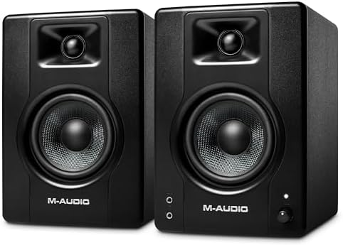 Alternative view of M-AUDIO BX4-4.5" Stüdyo Monitörleri, HD PC Hoparlörleri, Müzik Prodüksiyon Yazılımı ile Kayıt ve Multimedya için, 120W, Çift