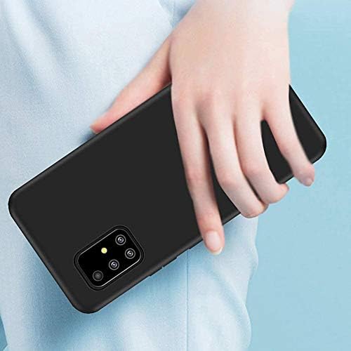 zore BY CONNERS GALAXY A71 MAT SİYAH SİLİKON + 2 ADET CAM EKRAN KORUYUCU