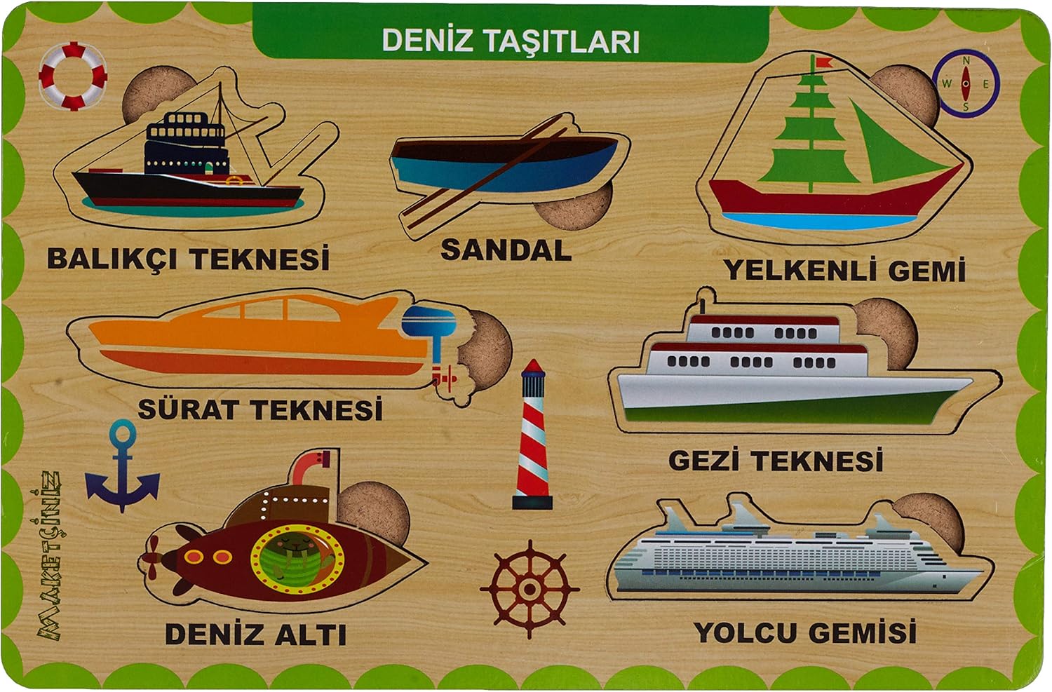Maketçiniz Deniz Tasitlari Bul Tak