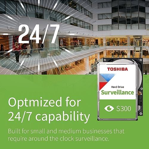 S300 2TB Surveillance HDD – 3.5”, 5400RPM, 128MB Cache, SATA III