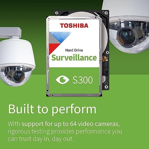 Alternative view of S300 2TB Surveillance HDD – 3.5”, 5400RPM, 128MB Cache, SATA III