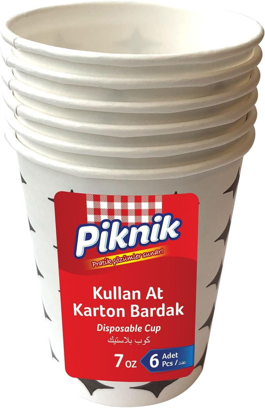 Alternative view of Piknik Kullan At Karton Bardak 7 Oz 6'lı 1483