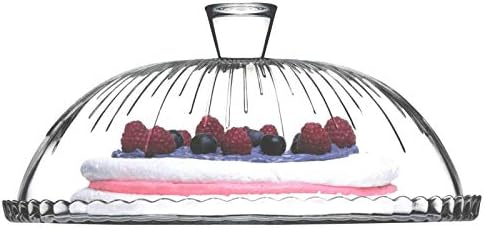 Alternative view of Pasabache Cam Kek Cam Cloche Kek Standı Pasta Kubbe Plaka Kapağı 32 cm Desen