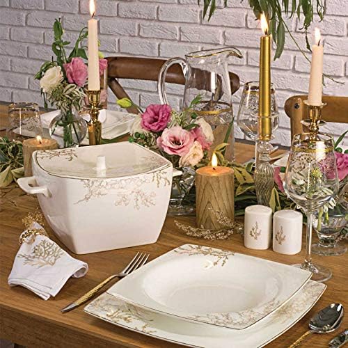 60 Parça Kare Yemek Takımı