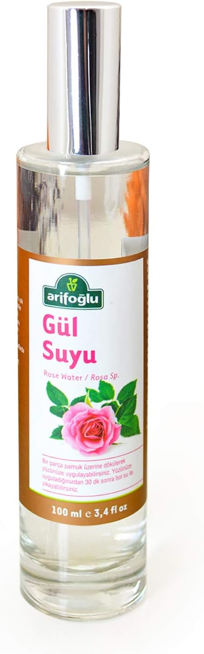 Gül Suyu Cam Şişe Sprey (100 ml)