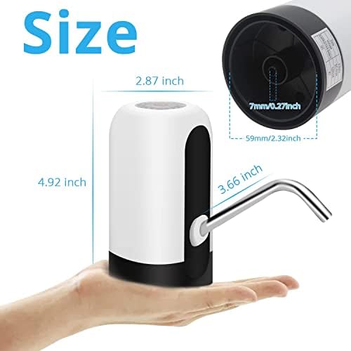 Alternative view of MJIYA 2,5 litre su sebili, Dağıtıcı De Agua para Botellon, evrensel su şişesi pompası, şalterli ve USB, kamp, mutfak, atölye, garaj için (beyaz)