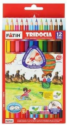 Alternative view of Tridocia Üçgen Rengi Kuru Boya, 12 Renk