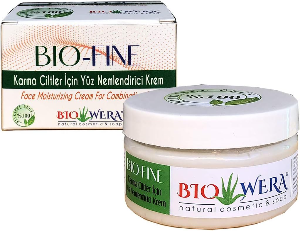 % 100 BİTKİSEL KREM - BIO-FINE YÜZ NEMLENDİRİCİ KREM - 100 ML - CİLTLER İÇİN