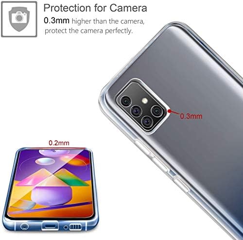 zore M31S Kılıf Crystal Clear 1. Sınıf Şeffaf Silikon