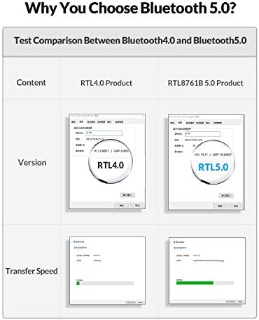 Alternative view of AUELEK Bluetooth Adaptör USB 5.0, Mini Kablosuz Dongle Desteği PC Laptop Windows 10/8/7 Sistem Bluetooth Kulaklık, Klavye, Fare, Hoparlör, Xbox Oyun Kontrolörü için Siyah (Gereken Sürücü)