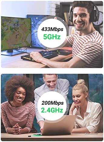 Alternative view of 2.4 ve 5 GHz Dual Band USB Wi-Fi Alıcı Ağ Adaptörü