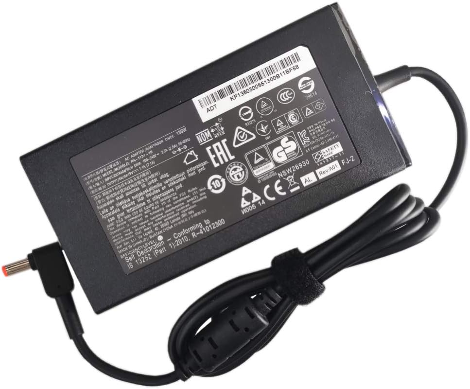 XITAIAN 19V 7.1A 135W PA-1131-16 Adaptör Güç Kaynağı Şarj Cihazı Acer Aspire V17 Nitro VN7-792G-59CL ADP-135KB T PA-1131-05 (5.5 * 2.5mm) için Yedek