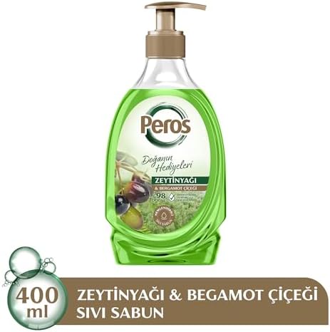 Peros Doğanın Hediyeleri Zeytinyağlı & Bergamot Çiçeği Sıvı Sabun 400 G