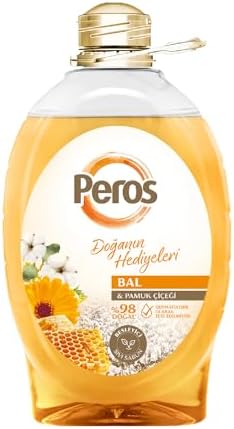 Peros Doğanın Hediyeleri Bal & Pamuk Çiçeği Sıvı Sabun 3000 G