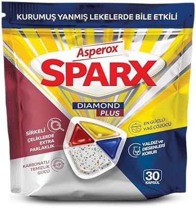 Alternative view of Asperox Sparx Plus 30'lu Bulaşık Makinesi Deterjanı