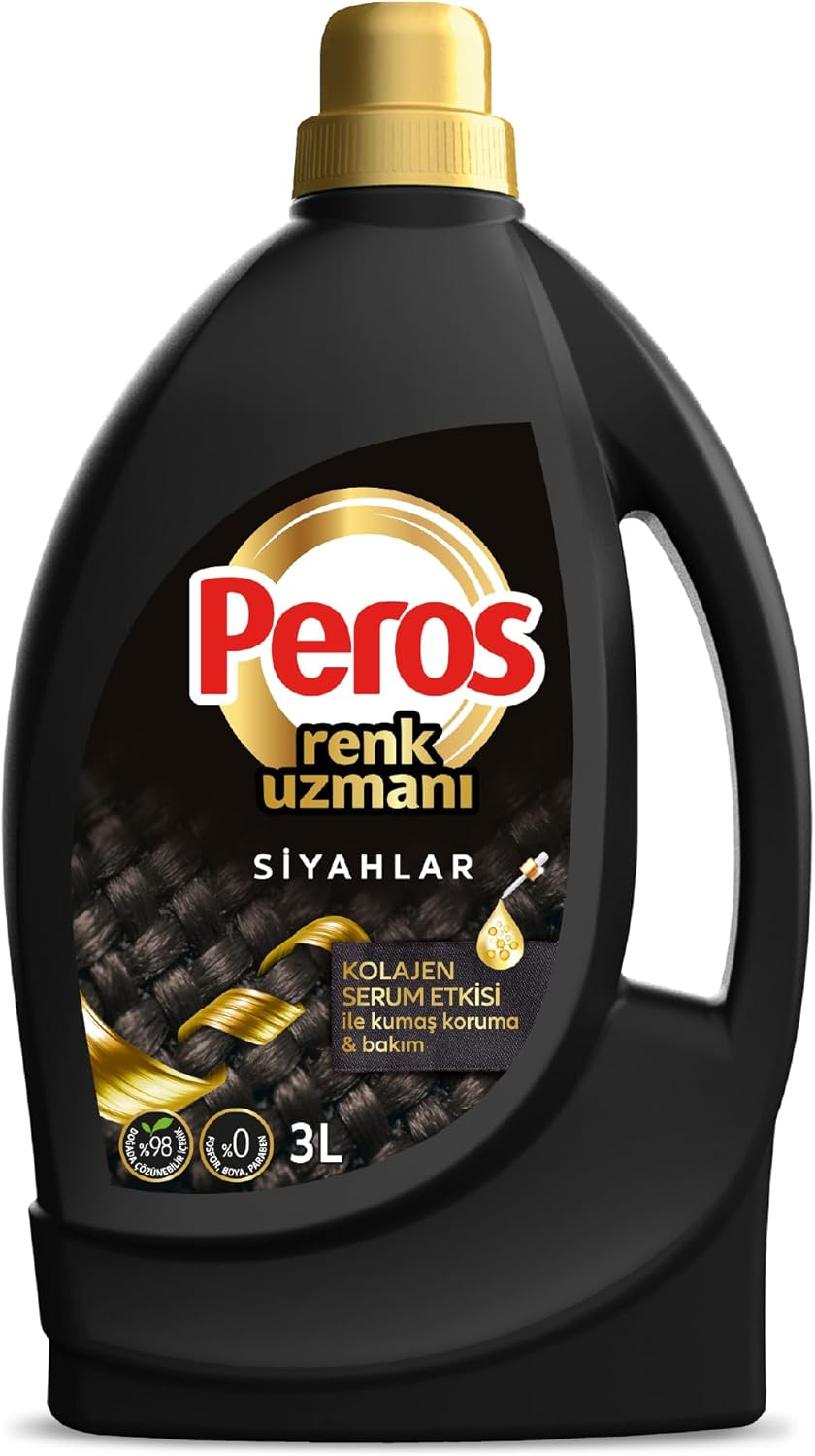 Peros Renk Uzmanı Siyahlılar Sıvı Bakım Deterajını 3000 ml