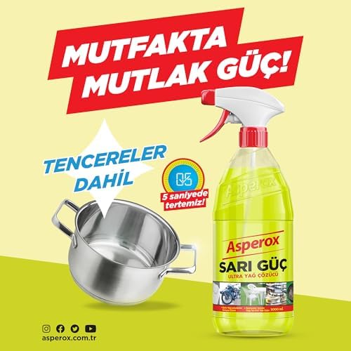 Alternative view of Asperox Sarı Güç Yağ Çözücü Sprey 650 ml