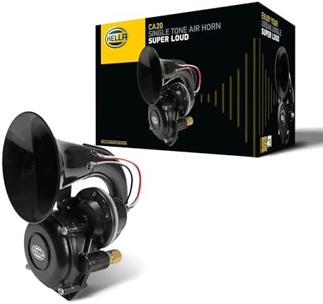 Alternative view of Korna Ca20-115Db(A) - Frekans Aralığı: 400Hz - Yüksek Ses - Elektrikli Pnömatik - Ece Onaylı - Gövde Rengi: Siyah - Miktar: 1 Horn