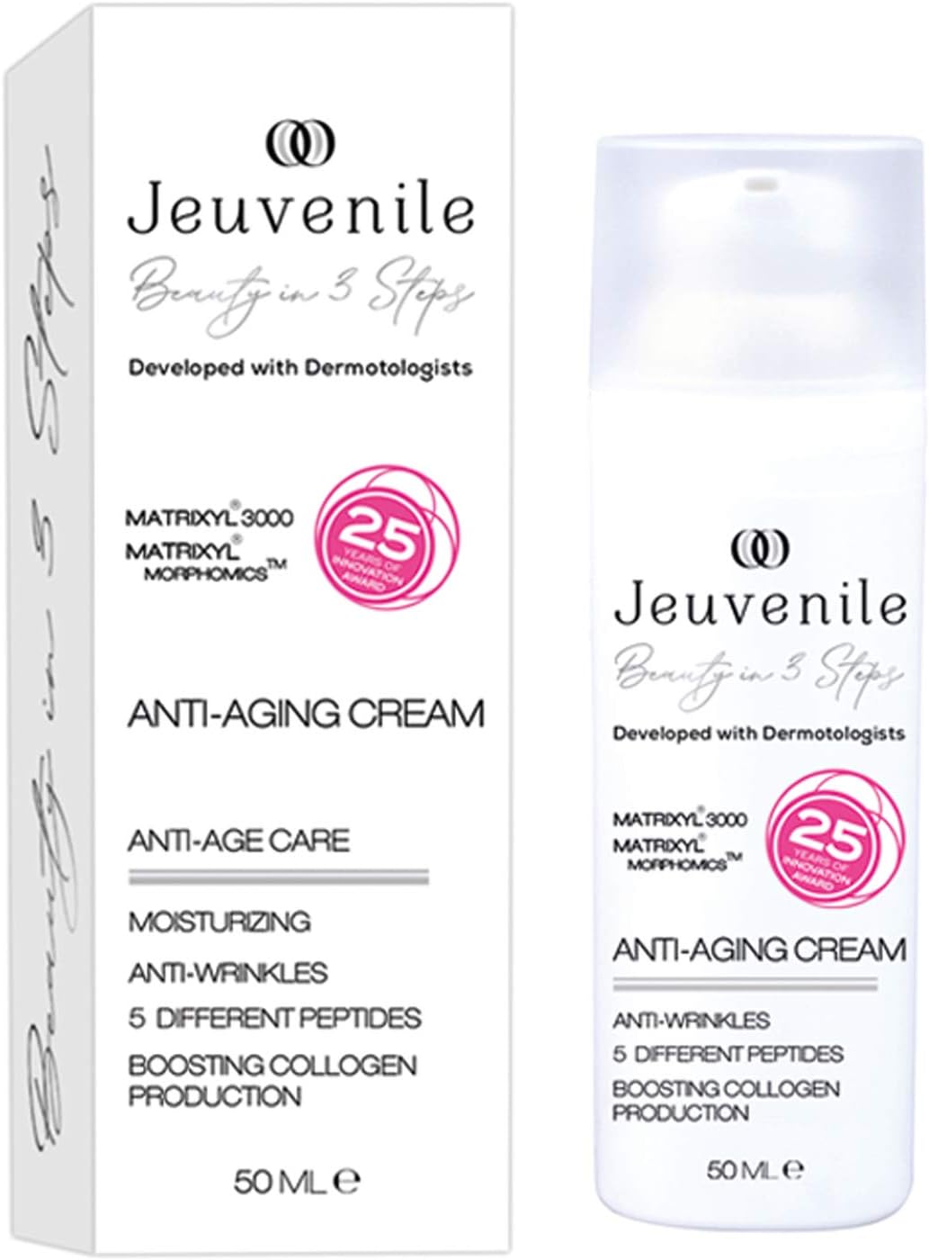 Alternative view of Jeuvenile Kırışıklık Karşıtı Anti-Aging Krem 50 ML (Avrupa 25 Yıl İnovasyon Ödüllü) 1 Paket (1 x 50 ml)