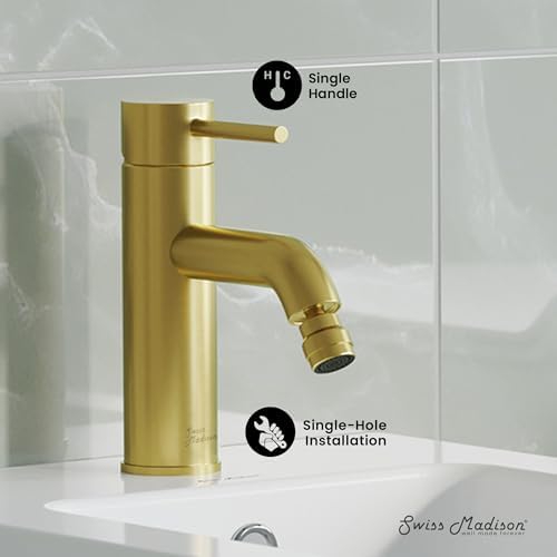 Well Made Forever SM-DF81BG Fırçalanmış Altın Sarmaşık Taharet Musluğu
