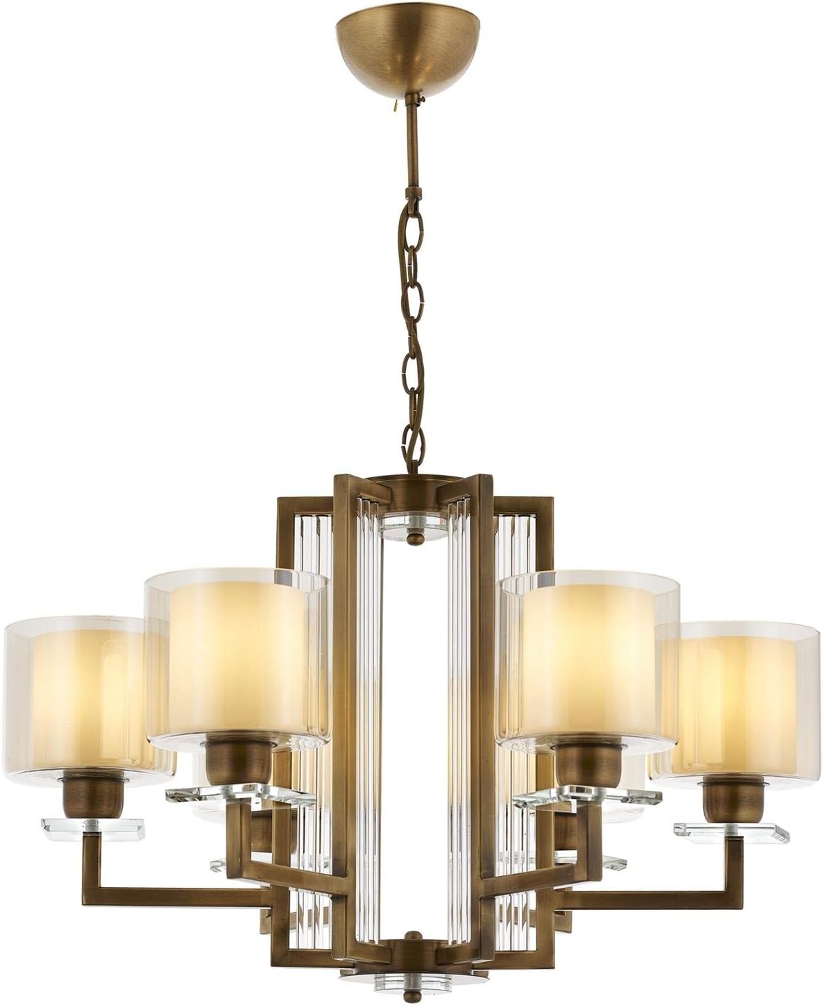 AV-60190-6E Eskitme Kaplama Modern Avize E27 Metal Cam 70cm