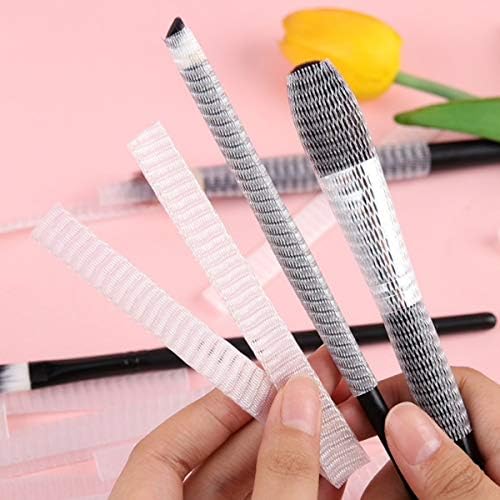 KK06YT1994 Far Allık Kontür Eyeliner Fırça Malzemeleri Ürünleri Koruyucu File Kapak Örgü Kılıf Set 20li, Renkli, Medium