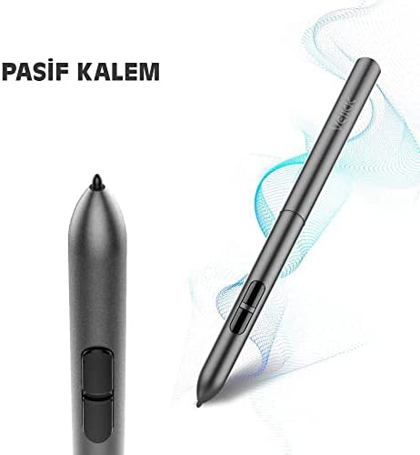 Veikk S640 ve A30 Grafik Tabletler İçin 8192L Pilsiz Kalem (Veikk