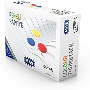 Alternative view of MAS Multipack Renkli Raptiye PVC Kaplı Karışık 8 Paket