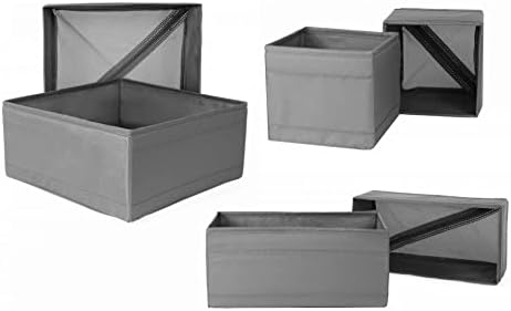 Alternative view of SKUBB kutu, 6'lı set, gri saklama bölmesi YENİ
