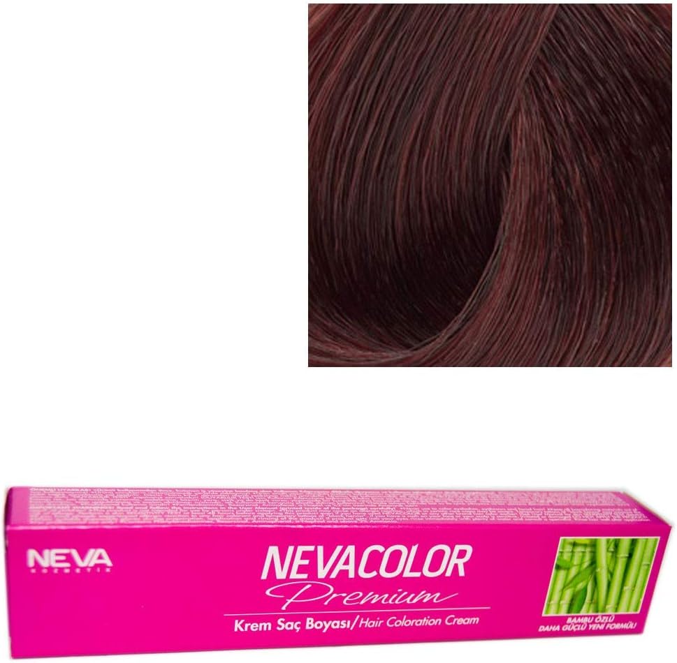 -Premium Tüp Saç Boyası 4.4 Orta Kestane 50 ml 2'li 8690057044007