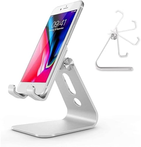 HT-50 Alüminyum Telefon Standı Tutucu Aşağı Yukarı Hareketli ile Uyumlu Galaxy