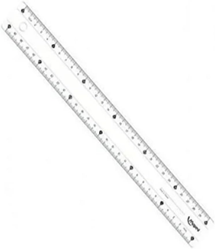 Study Kırılmaz Cetvel, Şeffaf, 30 cm