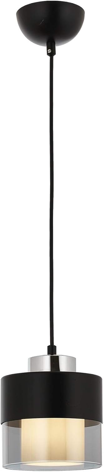 AV-60193-1BSY Siyah Boyalı Modern Avize E27 Metal Cam 15cm
