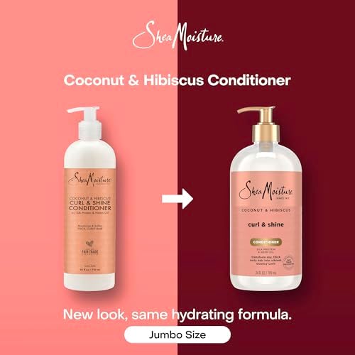Shea Moisture Coconut & Hibiscus Bukle Kontrolü ve Parlaklık Saç Kremi 710ML