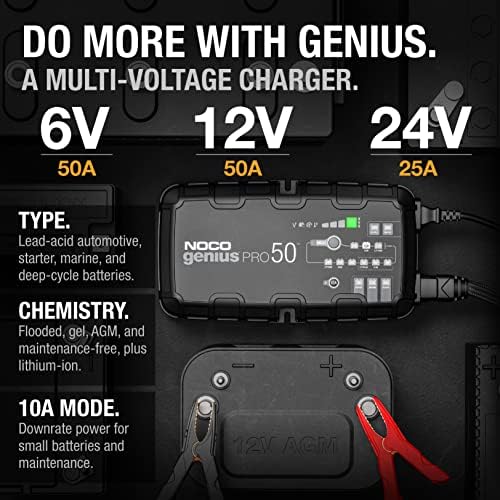 Alternative view of NOCO GENIUSPRO50 6V/12V/24V 1000A Akıllı Akü Şarj ve Akü Bakım/Desülfatör/Power