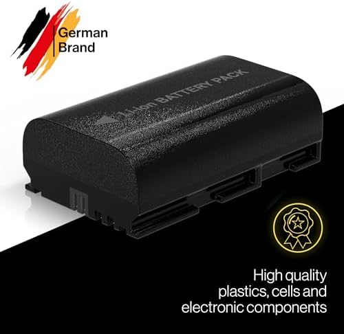 PATONA Protect V1 LP-E6NH pil 2250 mAh 16.2 Wh 7.2V kaliteli pil, NTC sensörlü ve V1 muhafazalı, akıllı sistem, en yeni nesil
